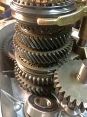 Gears of a transmission