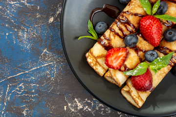 Stack of crepes
