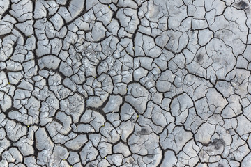 Texture of the dried up cracked earth in the summer. The concept of drought and the absence of rain.