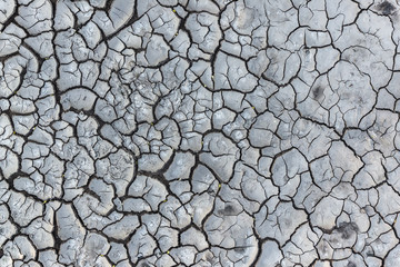 Texture of the dried up cracked earth in the summer. The concept of drought and the absence of rain.
