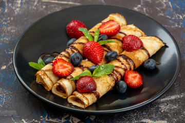 Stack of crepes