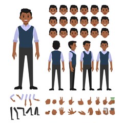 People working vector icon illustration character 
