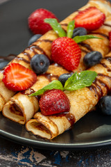 Stack of crepes