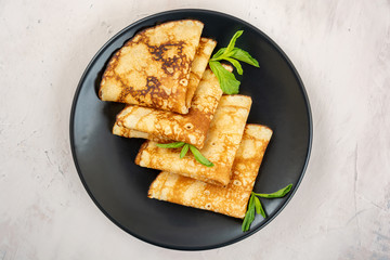 Stack of crepes