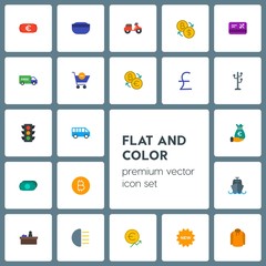 Modern Simple Set of transports, clothes, money, shopping Vector flat Icons. Contains such Icons as  new,  sweater,  money,  speed,  xmas and more on grey background. Fully Editable. Pixel Perfect