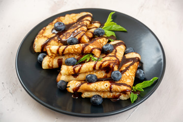 Stack of crepes