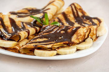 Stack of crepes
