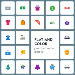 Modern Simple Set of transports, clothes, money, shopping Vector flat Icons. Contains such Icons as  internet, cashier,  chart,  finance, buy and more on grey background. Fully Editable. Pixel Perfect