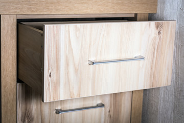 sliding doors and drawers drawer. modern materials and furniture for interior