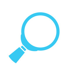 Loupe lens vector icon