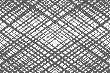 Black and white geometric pattern. Seamless abstract background. Vector stripe, lines. Horizontal speed line pattern.