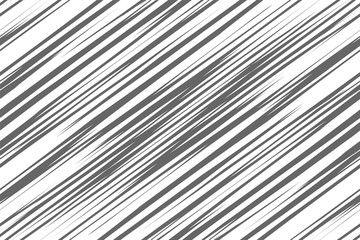 Obraz premium Black and white geometric pattern. Seamless abstract background. Vector stripe, lines. Horizontal speed line pattern.