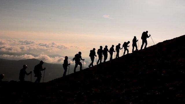 professional mountaineering, climbing, hiking team