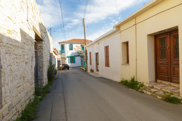 street scene in an old town in Europe