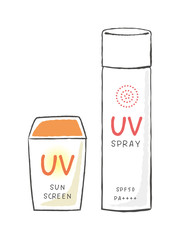 日焼け止め イラスト