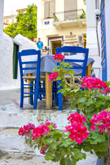 Fototapeta na wymiar Traditional greek tavern