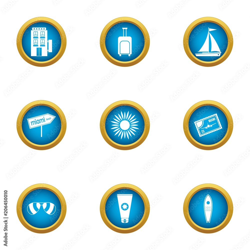 Poster edge icons set. flat set of 9 edge vector icons for web isolated on white background