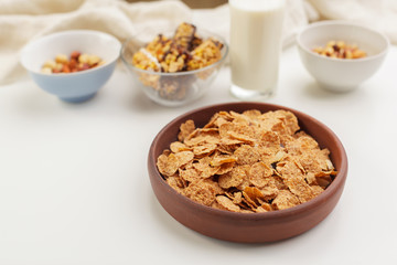 Bowl of healthy muesli