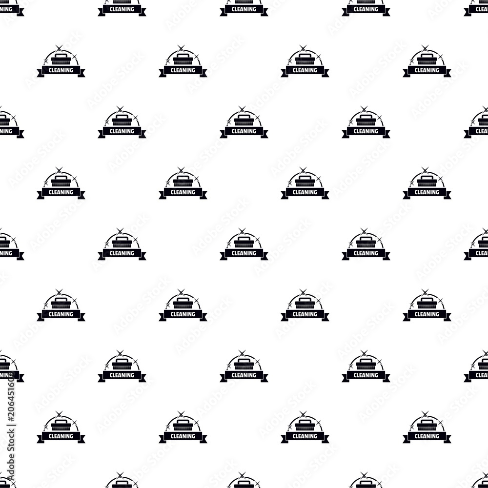 Poster cleaning house pattern vector seamless repeat for any web design