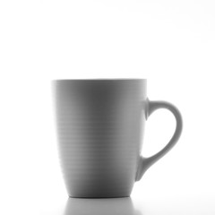 Coffee cup isolated on white background. Mock up.