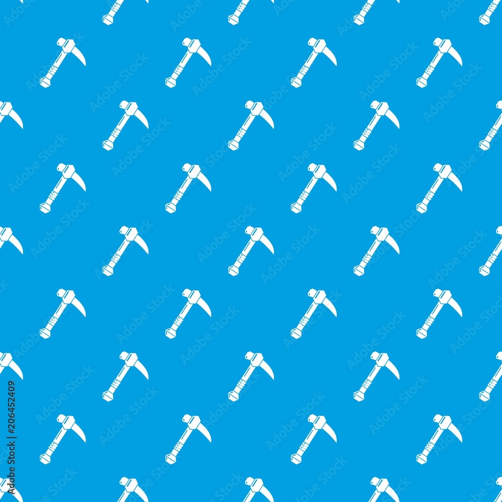 Poster ax pattern vector seamless blue repeat for any use