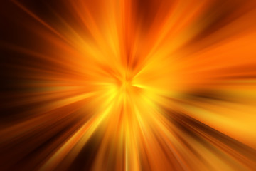 Explosion of light yellow orange