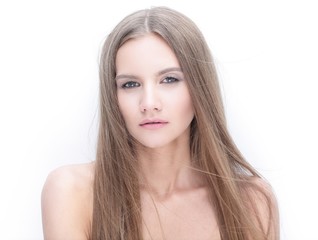 Fototapeta premium stylish model girl looking at the camera.