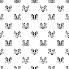 Hygiene shower pattern vector seamless repeat for any web design