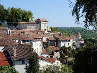 Fototapeta premium Aubeterre sur Dronne, Charente, France