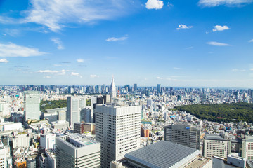 Cityscape of Shinjuku Metropolitan Government Lookout,Tokyo