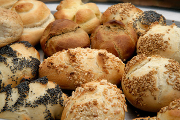 panecillos artesanales de varias formas