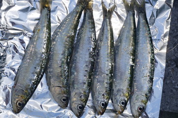 sardines grillées au barbecue
