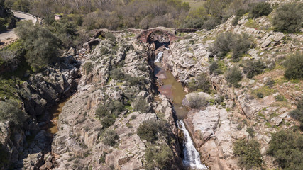 Roman Bridge of Vadollano, which is part of the route of the route Augusta, enclave of special...