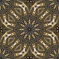 Multicolor geometric fantasy seamless vector illustration. For fashion Design Templates, Wallpaper