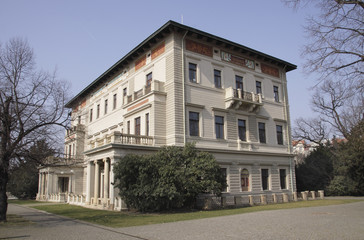 Fototapeta na wymiar Grebovka Villa - Prague