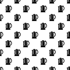 Electric kettle pattern vector seamless repeating for any web design