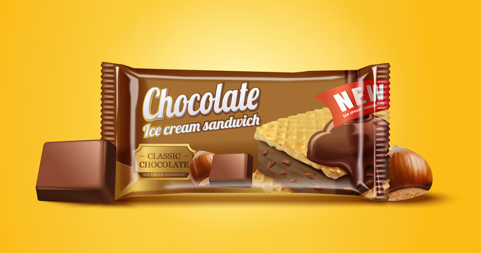 Ice Cream Sandwich Package Design