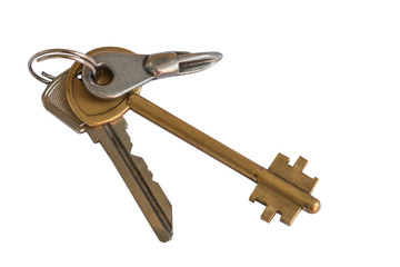 Key isolated on white background