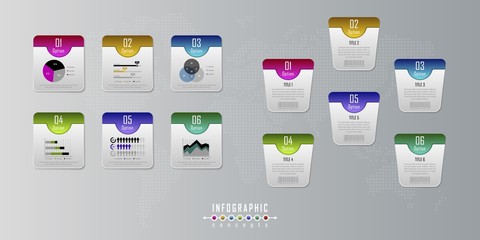 Infographic timeline template can be used for chart, diagram, web design, presentation, advertising, history. Vector infographic illustration