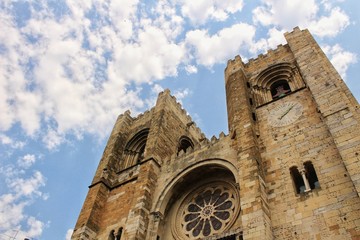 A Se Cathedral in Lisbon city