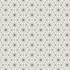 Vector seamless pattern. Modern stylish abstract texture. Repeating geometric tiles..
