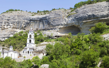 Fototapeta premium Orthodox church in mountains