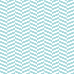 Retro Seamless Pattern Zig Zag Turquoise © Jan Engel