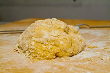 Italian traditional cousine base ingredients needed to prepare pasta on a food staple.
