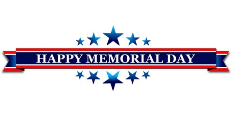 Happy memorial day, web banner