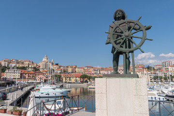 Imperia. Italian Riviera. Monument to the sailors