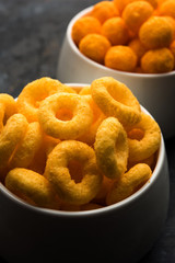 Kaddu or Pumpkin Kheer Or Bhoplyachi Kheer in Marathi and gummadikaya payasam in Telugu, Garnished with dry fruits. served in a bowl over moody background. Selective focus
