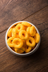 Kaddu or Pumpkin Kheer Or Bhoplyachi Kheer in Marathi and gummadikaya payasam in Telugu, Garnished with dry fruits. served in a bowl over moody background. Selective focus