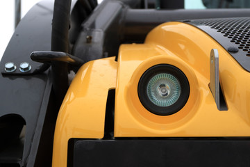 The working light of a modern tractor.