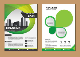 Business abstract vector template. Brochure design, cover modern layout, annual report, poster, flyer in A4 with colorful triangles, geometric shapes for tech, science, market with light background
